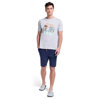 Pigiama da Uomo Corto Surf Rider Duke Grigio - Amo La Casa Shop