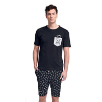 Pigiama da Uomo Gianny BBQ Addicted Nero - Amo La Casa Shop