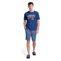 Pigiama da Uomo Ocean Drive Hurricane Blu - Amo La Casa Shop
