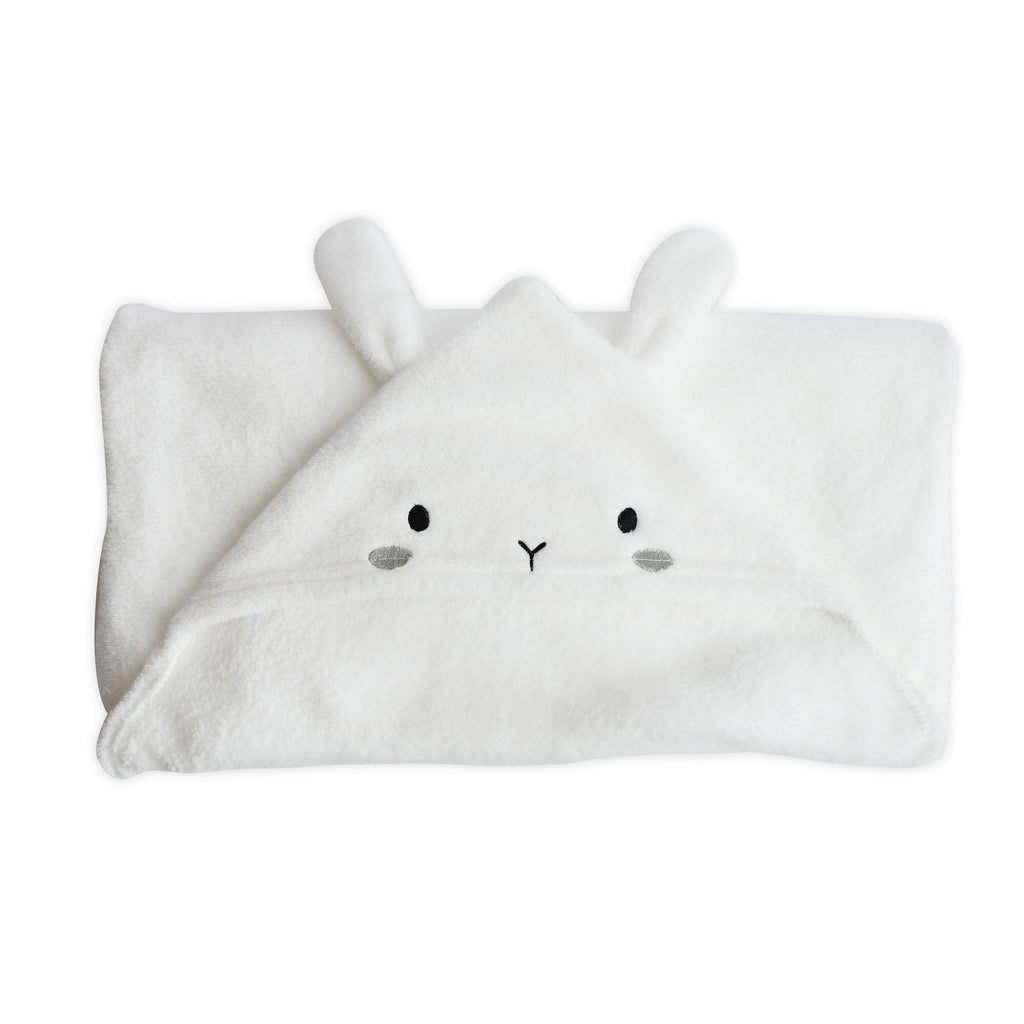 Coperta con Cappuccio Standard Rabbit White - Amo La Casa Shop