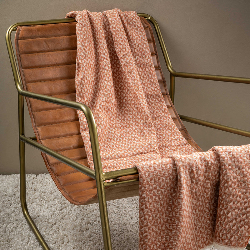 Plaid Verona 127x152 Terracotta