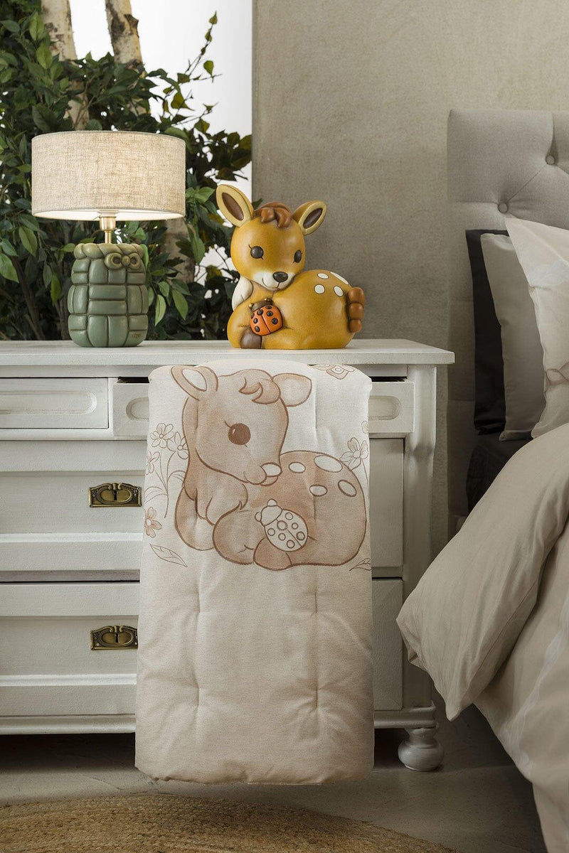 THUN® Trapunta Cerbiatto Baby 70x100 cm Fawn Beige - Amo La Casa Shop