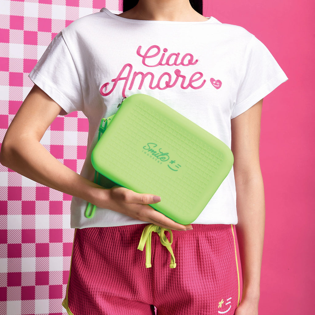 Pochette Toile de Jouy Beatrix Verde Chiaro - Amo La Casa Shop