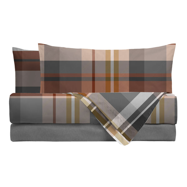 Parure Copripiumino Piazza e Mezza in Cotone con Stampa - Fantasia Wrap Me Ralph Beige