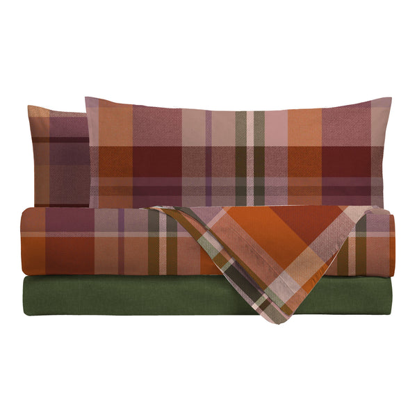 Parure Copripiumino Piazza e Mezza in Cotone con Stampa - Fantasia Wrap Me Ralph Rust