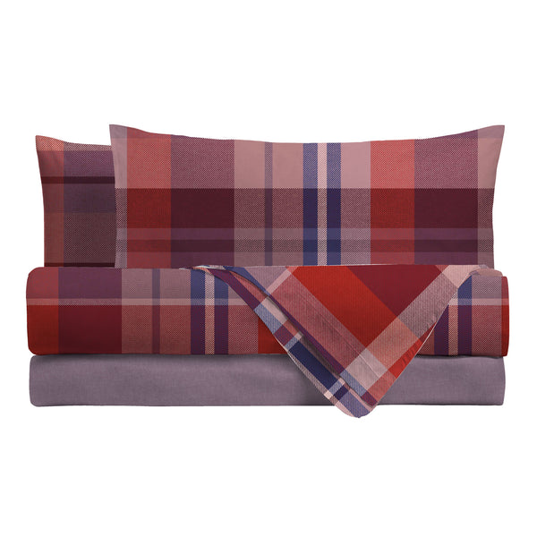 Parure Copripiumino Singola in Cotone con Stampa - Fantasia Wrap Me Ralph Fuchsia