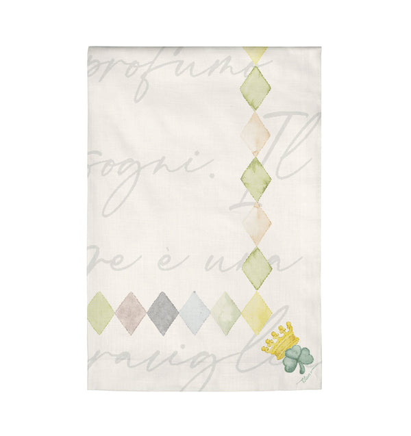 THUN® Runner In Cotone Primavera/Pasqua 45x160 cm Incanto Multicolor