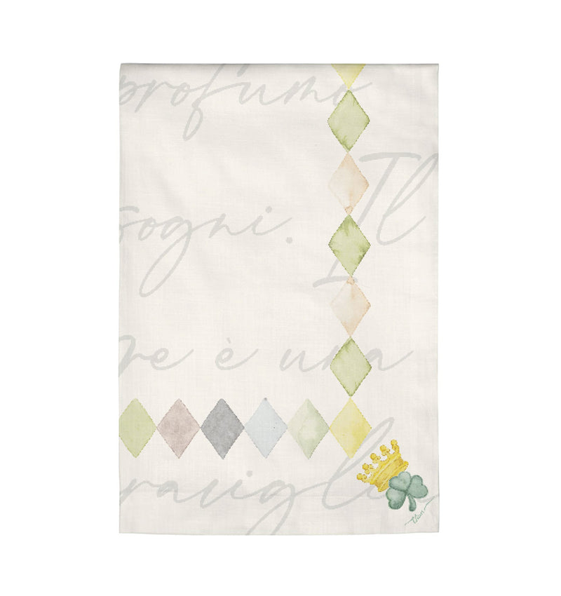 THUN® Runner In Cotone Primavera/Pasqua 45x160 cm Incanto Multicolor