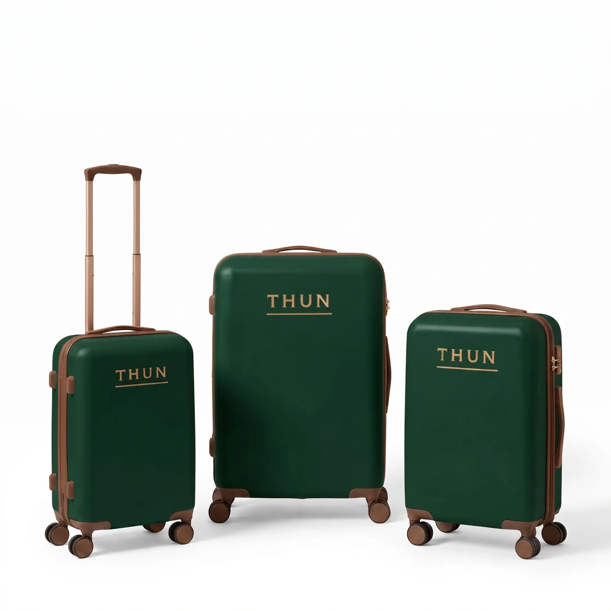 THUN® Set Valigie Annita S/M/L - Green