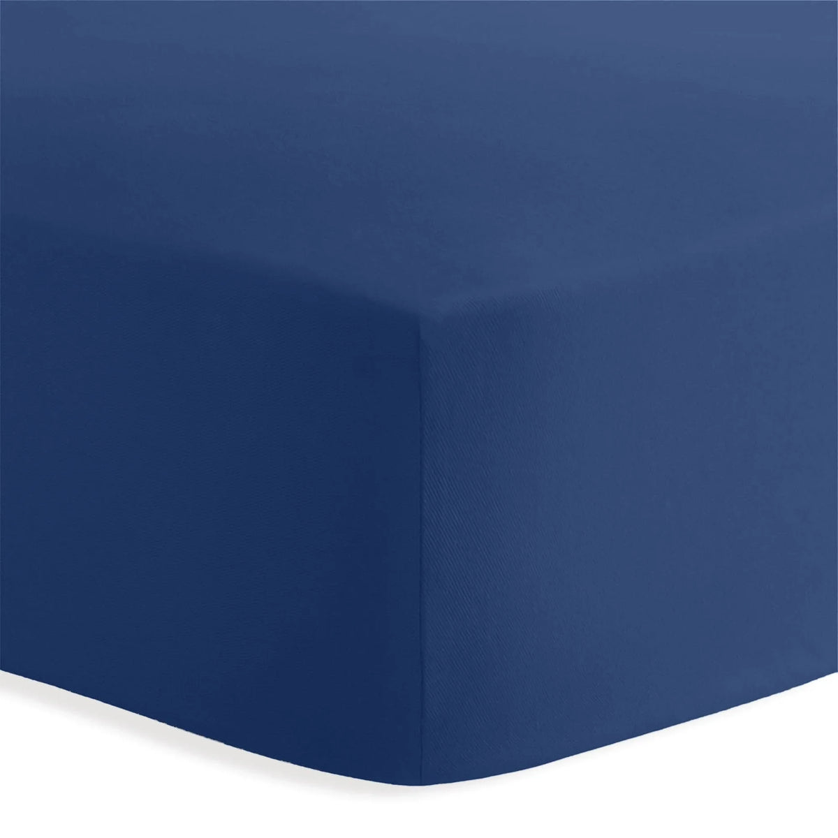 Lenzuolo Sotto Con Angoli Piazza e Mezza in Cotone Tinta Unita Blue Royal - Amo La Casa Shop