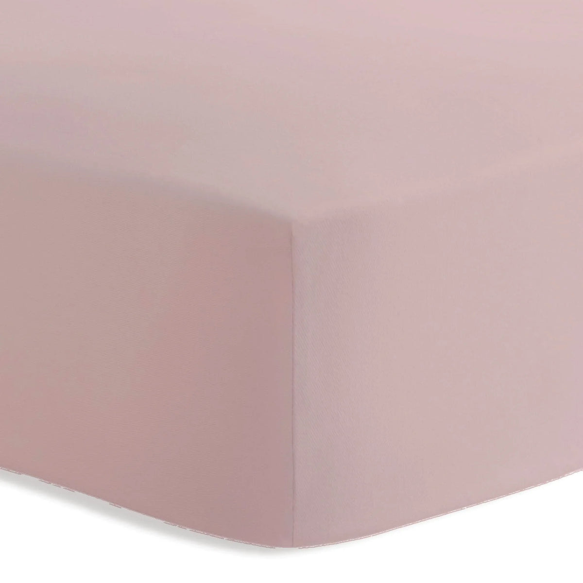 Lenzuolo Sotto Con Angoli Piazza e Mezza in Cotone Tinta Unita Rosa - Amo La Casa Shop