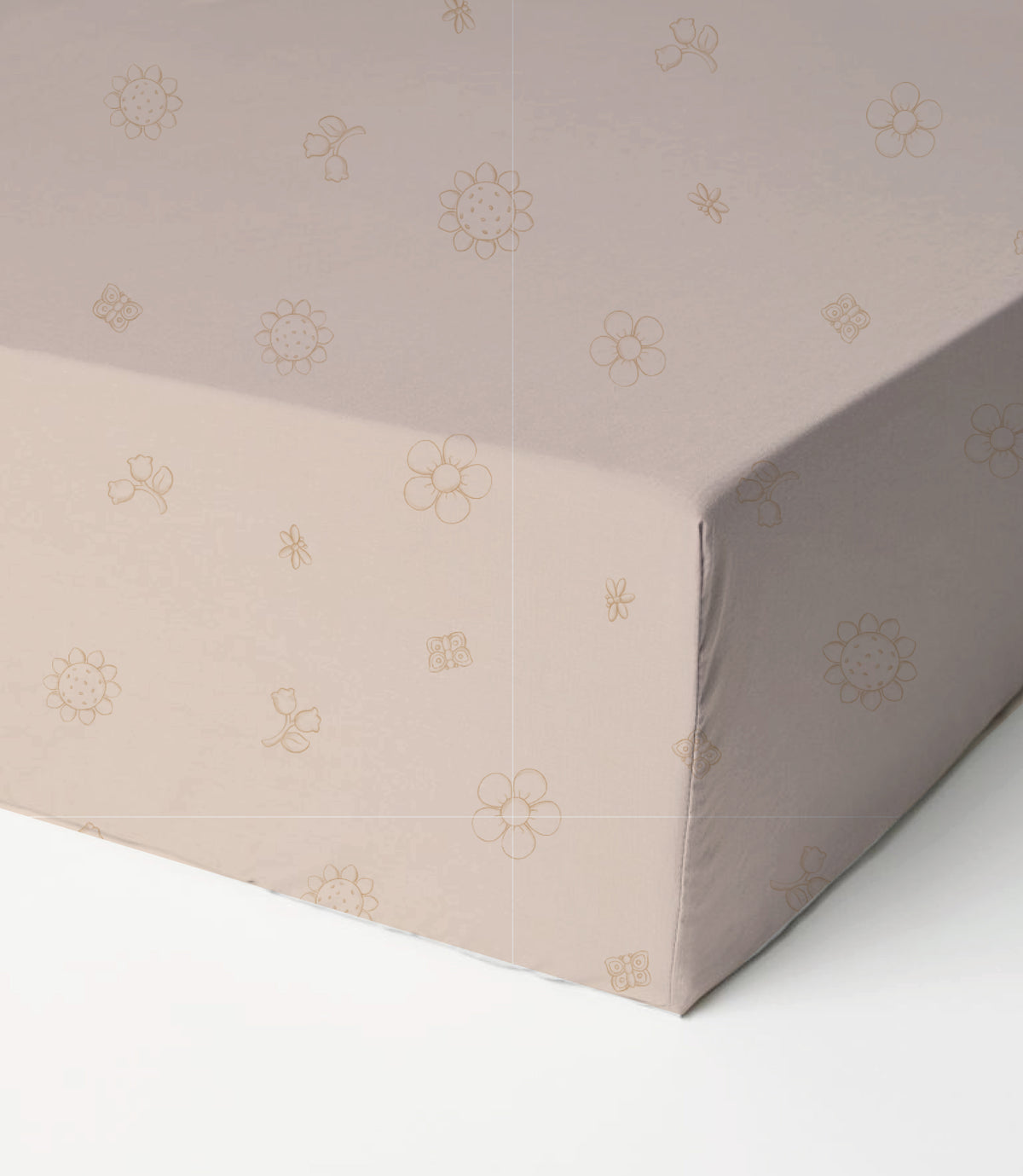 THUN® Lenzuolo Sotto con Angoli Matrimoniale  Exclusive Collection Beige