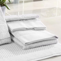 Asciugamano Ospite in Spugna Carezze 35x55 Bianco - Amo La Casa Shop