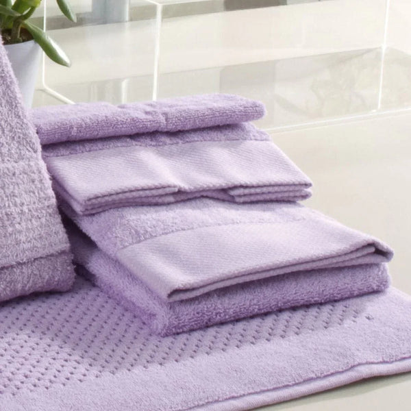 Asciugamano Telo Doccia in Spugna Carezze 70x140 Lilla - Amo La Casa Shop