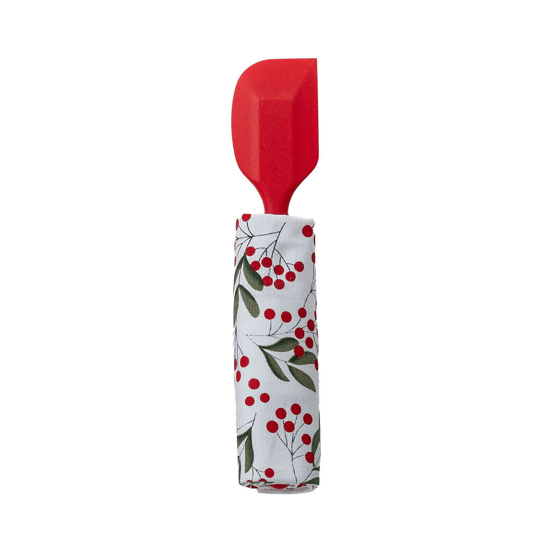 Geschirrtücher + Pot-Lutscher in der Ausstellungsbox Jolly Gift 40x60 cm Holly Red