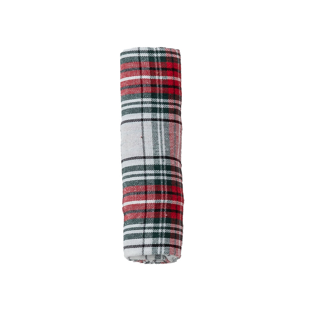 Strofinacci in Display Box Jolly Gift 40x60 cm Tartan White