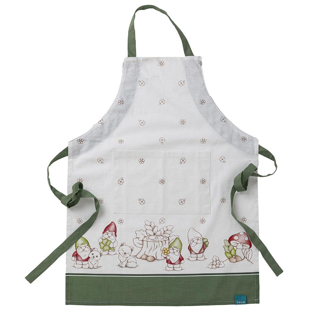 THUN® Grembiule Inverno Incantato 60x90 cm Gnomes Sage Green - Amo La Casa Shop