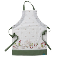 THUN® Grembiule Inverno Incantato 60x90 cm Gnomes Sage Green - Amo La Casa Shop