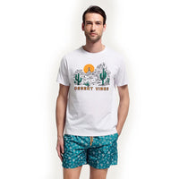 T Shirt da Uomo Desert Vibes Offman Bianco - Amo La Casa Shop
