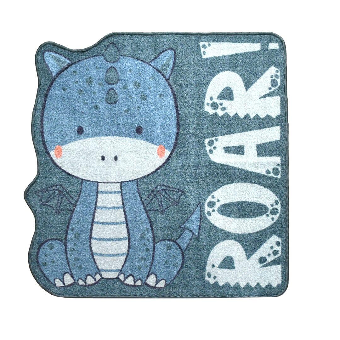 Tappeto Sagomato Funny 80x80 cm Dragon Teal - Amo La Casa Shop