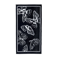 Telo Mare 90x170 Cm Black Fashion Calli Butterfly - Amo La Casa Shop