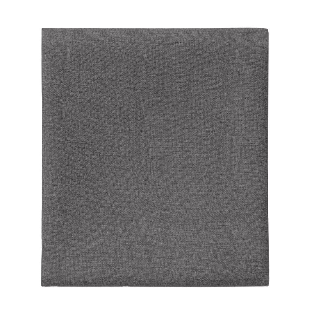Tovaglia Antimacchia Effetto Lino 150x260 Tinta Unita Grigio Scuro - Amo La Casa Shop