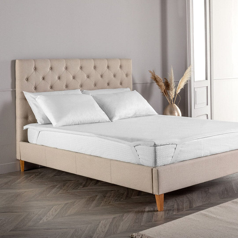 EasyDream Topper Piazza e Mezza Memory Foam Tinta Unita White - Amo La Casa Shop