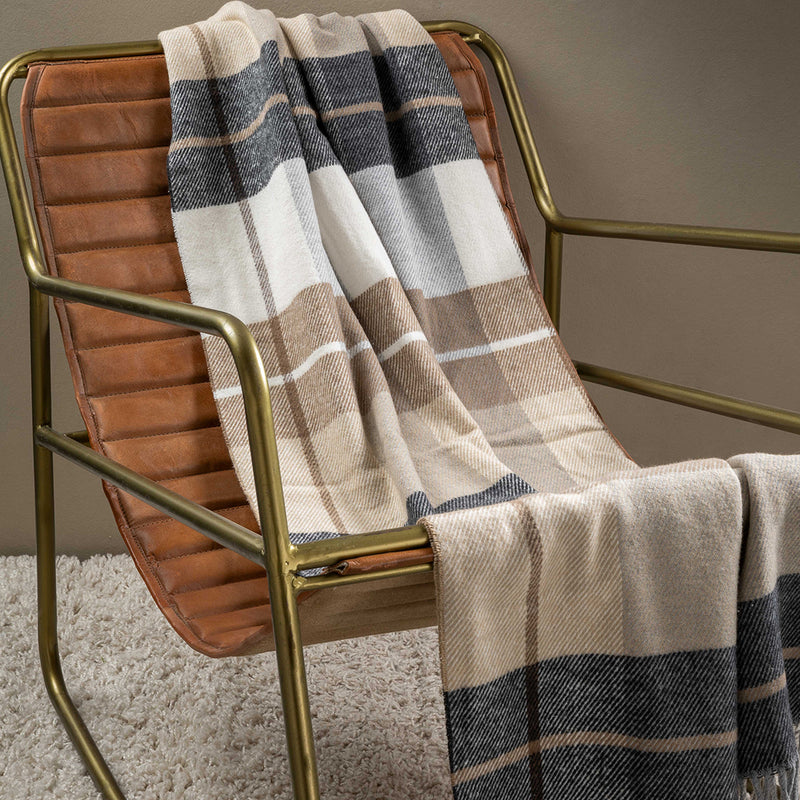 Plaid Torino 127x152 Mocha