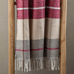 Plaid Torino 127x152 Wine - Made in Italy 🇮🇹