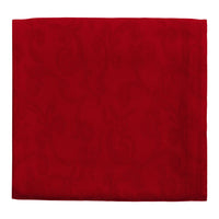 Tovaglia Jacquard Classy Holly 140x180 cm Tinta Unita Red