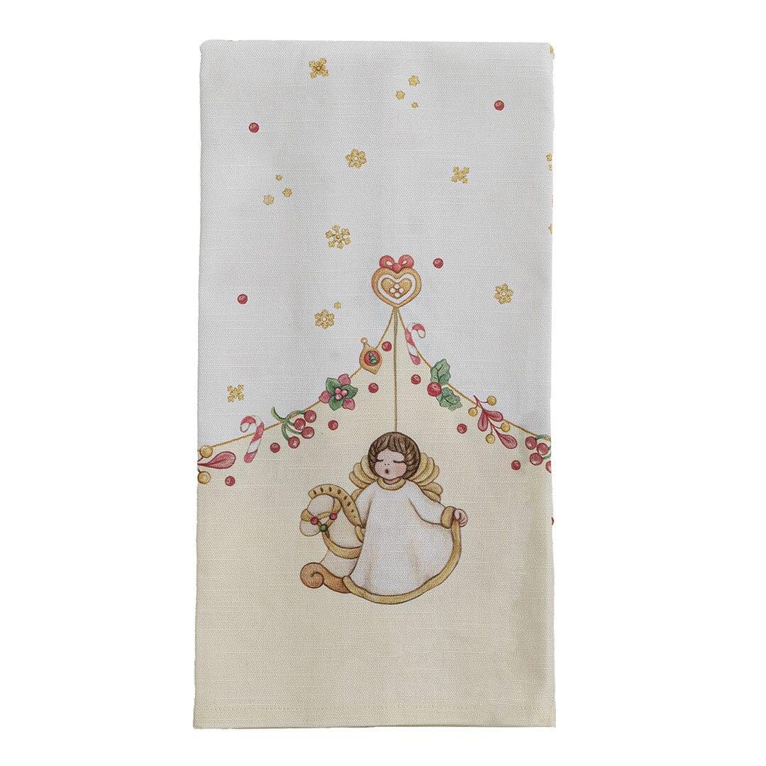 THUN® Runner Natale 45x160 cm Garland Vanilla - Amo La Casa Shop