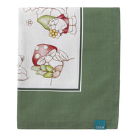 THUN® Tovaglia Inverno Incantato 6 posti 160x200 cm Gnomes Sage Green - Amo La Casa Shop
