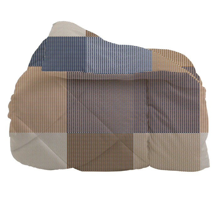 LUXURY COLLECTION DI MAESTRO Trapunta Matrimoniale Soffice 260x260 cm con Stampa - Fantasia Carter Blue - Amo La Casa Shop