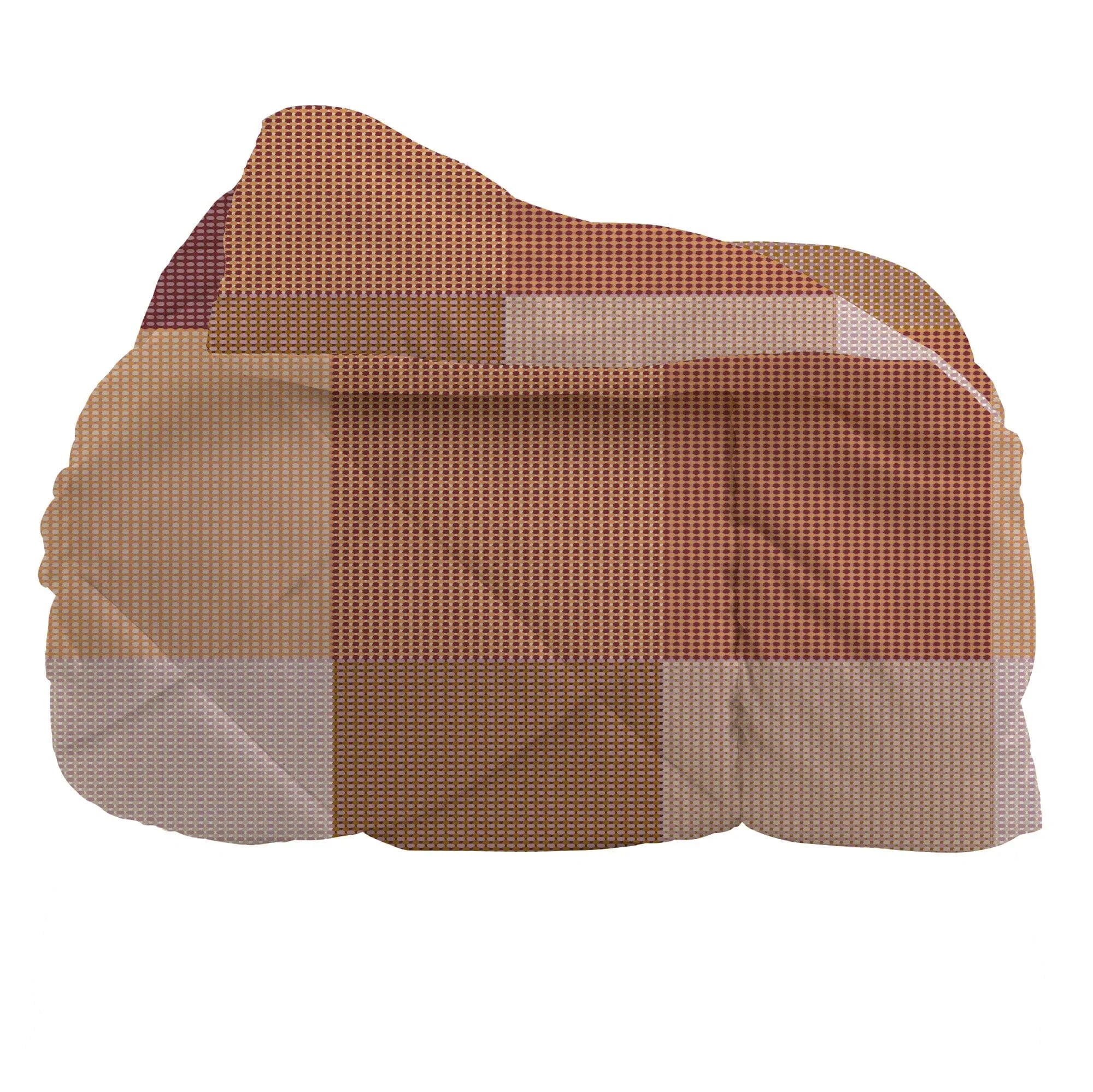 LUXURY COLLECTION DI MAESTRO Trapunta Matrimoniale Soffice 260x260 cm con Stampa - Fantasia Carter Burgundy - Amo La Casa Shop