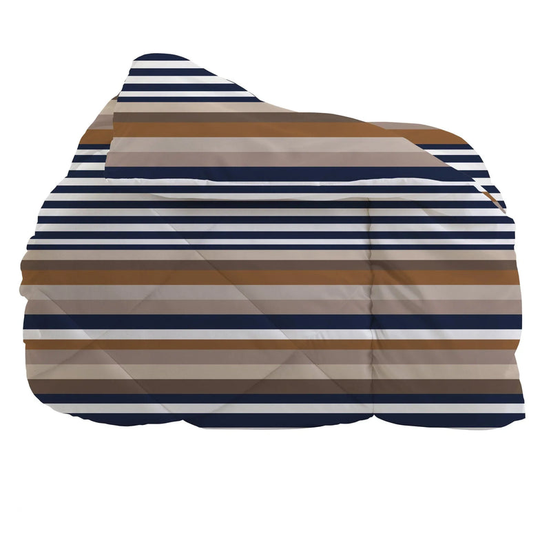 LUXURY COLLECTION DI MAESTRO Trapunta Singola Soffice 180x260 cm con Stampa - Fantasia Daniel Dark Blue - Amo La Casa Shop