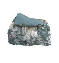 Happidea Trapunta Matrimoniale Soffice con Stampa Gwen Teal