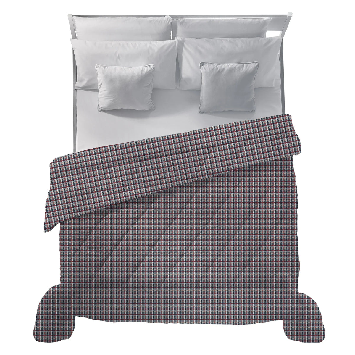 Trapunta Matrimoniale con Stampa - Fantasia Gin Leandro Blue - Amo La Casa Shop