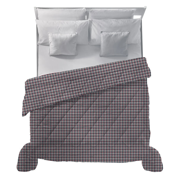 Trapunta Matrimoniale con Stampa - Fantasia Gin Leandro Blue - Amo La Casa Shop