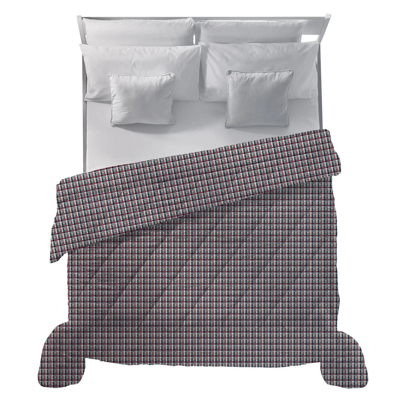 Trapunta Matrimoniale con Stampa - Fantasia Gin Leandro Blue - Amo La Casa Shop