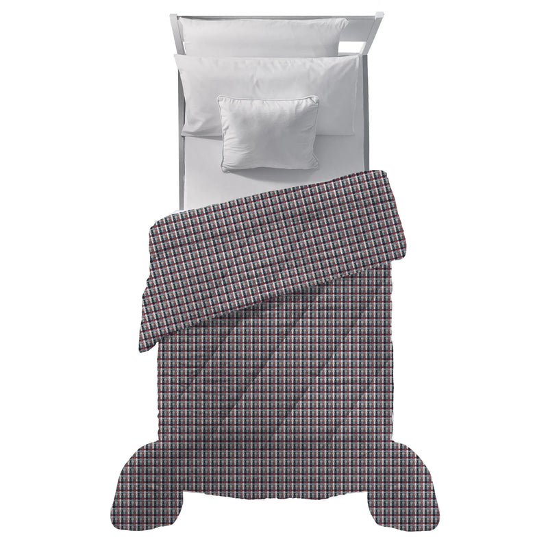 Trapunta Singola con Stampa - Fantasia Gin Leandro Blue - Amo La Casa Shop