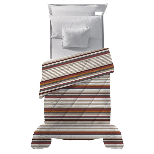 LUXURY COLLECTION DI MAESTRO Trapunta Singola Soffice 180x260 cm con Stampa - Fantasia Daniel Beige - Amo La Casa Shop