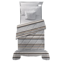 LUXURY COLLECTION DI MAESTRO Trapunta Singola Soffice 180x260 cm con Stampa - Fantasia Daniel Grey - Amo La Casa Shop