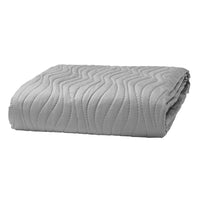 Trapuntino Matrimoniale 250x250 Sunny Wave Grey - Amo La Casa Shop