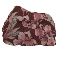 LUXURY COLLECTION DI MAESTRO Trapunta Matrimoniale Soffice 260x260 cm con Stampa - Fantasia Fleur Burgundy - Amo La Casa Shop