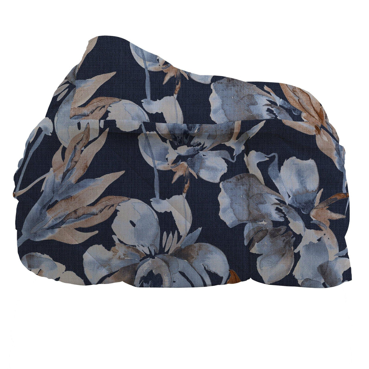 LUXURY COLLECTION DI MAESTRO Trapunta Matrimoniale Soffice 260x260 cm con Stampa - Fantasia Fleur Dark Blue - Amo La Casa Shop