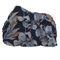 LUXURY COLLECTION DI MAESTRO Trapunta Matrimoniale Soffice 260x260 cm con Stampa - Fantasia Fleur Dark Blue - Amo La Casa Shop