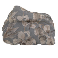 LUXURY COLLECTION DI MAESTRO Trapunta Singola Soffice 180x260 cm con Stampa - Fantasia Fleur Grey - Amo La Casa Shop