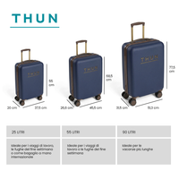 THUN® Set Valigie Annita S/M/L - Blue