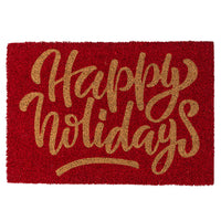 Zerbino Ass. A Lovely Reindeer 40x60 cm Happy Holidays Red