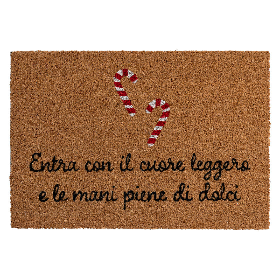 Zerbino Messaggio Lovely Reindeer 40x60 cm Dolci Natural